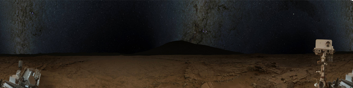 Planeta Marte Sonda Curiosity Night